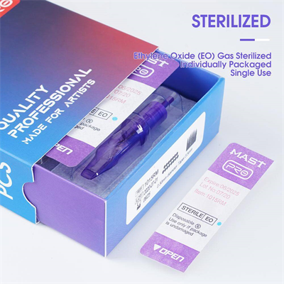 Mast Pro 0801 1RL Long Taper Kartuş Dövme İğnesi 20 Adet