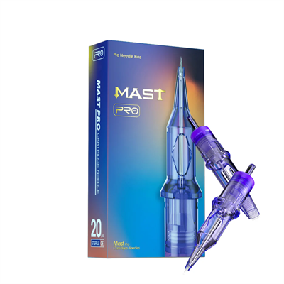 Mast Pro 1217RM-1 17 RM 0.35mm Round Magnum Long Taper Kartuş Dövme İğnesi 20 Adet