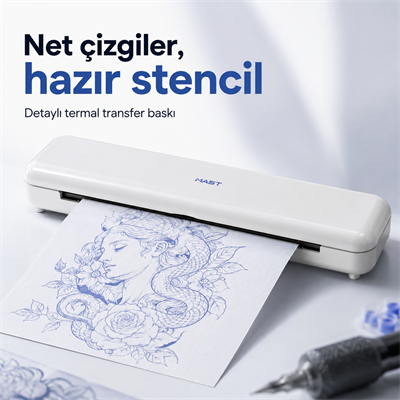 Mast Smart Wireless Printer PRT7 Kablosuz Dövme Stencil Yazıcı