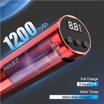 Mast Tour Y22 Kablosuz Kalıcı Makyaj ve Dövme Makinesi - Siyah