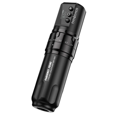 Panormos Prime 10. Yıl Özel Seri Ayarlanabilir Stroke Kablosuz Dövme Makinesi – 2 Bataryalı | Siyah