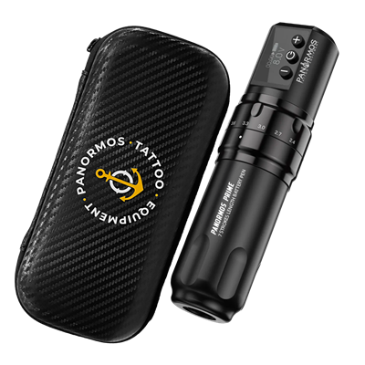 Panormos Prime 10. Yıl Özel Seri Ayarlanabilir Stroke Kablosuz Dövme Makinesi – 2 Bataryalı | Siyah