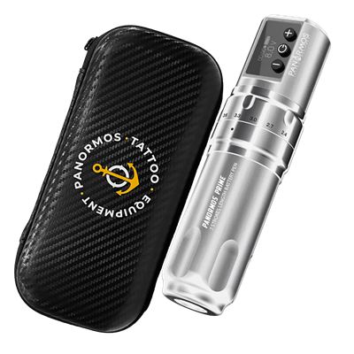 Panormos Prime 10. Yıl 2 Pil Ayarlanabilir Stroke 2.4–4.2mm Kablosuz Dövme Makinesi Gri