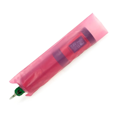 Dövme Makinesi Koruyucu Poşeti - 60*180mm (100 Adet) Pembe