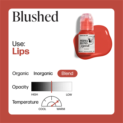 Perma Blend Blushed Kalıcı Makyaj Dudak Pigmenti 15ml