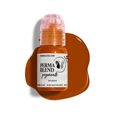 Perma Blend Bronzer – 15 ml Sıcak Kırmızı-Kahve Kaş Pigmenti