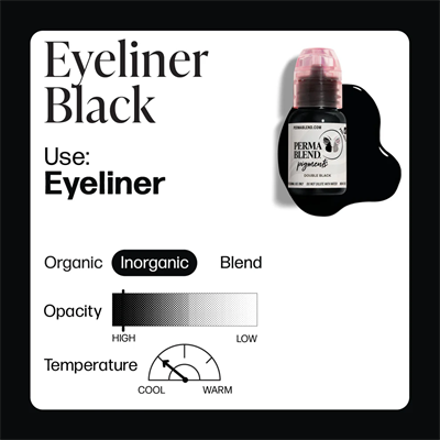 Perma Blend Eyeliner Black Soğuk Alt Tonlu Siyah Eyeliner Pigmenti 15ml