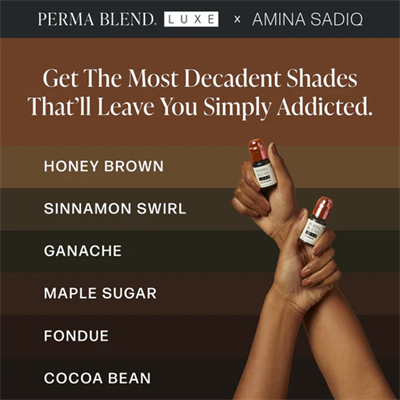 Perma Blend Luxe Chocolate Collection by Amina Sadiq – 6lı Kaş Pigment Seti – 15 ml