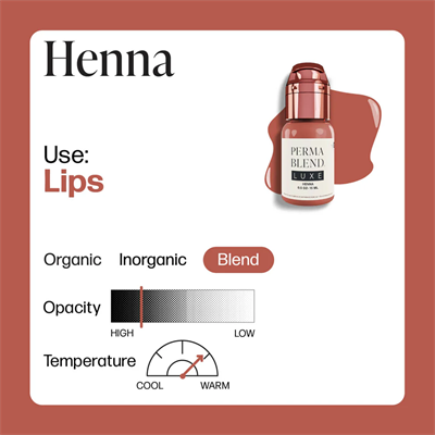 Perma Blend Luxe Henna Kalıcı Makyaj Dudak Pigmenti 15ml
