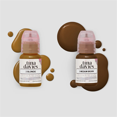 Perma Blend - Tina Davies I Love Ink Eyebrow Collection - 8x 15 ml