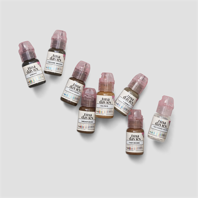 Perma Blend - Tina Davies I Love Ink Eyebrow Collection - 8x 15 ml
