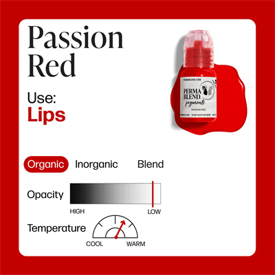 Perma Blend Passion Red Kalıcı Makyaj Dudak Pigmenti 15ml