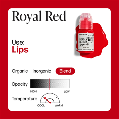 Perma Blend Royal Red Kalıcı Makyaj Dudak Pigmenti 15ml