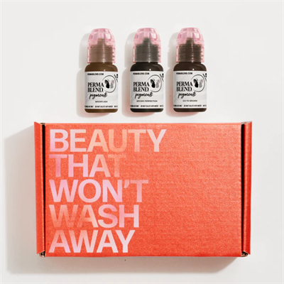 Perma Blend Supreme Brow Trio 3’lü Set – 15 ml Kaş Pigmentleri