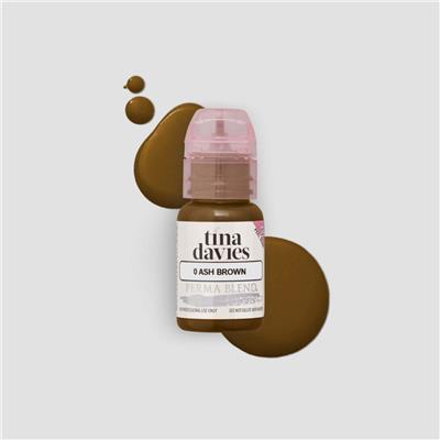 Perma Blend Tina Davies Ash Brown Kalıcı Makyaj Kaş Pigmenti 15ml