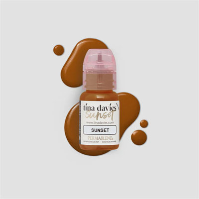 Perma Blend Tina Davies Collection Sunset – 15 ml Altın Blond Kaş Pigmenti