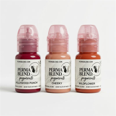 Perma Blend Vava Voom Lip Kit 3lü Kalıcı Makyaj Dudak Pigmenti Seti 3x15ml