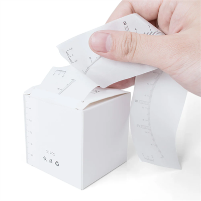 POPU Tek Kullanımlık Kaş Cetveli 50 Adet