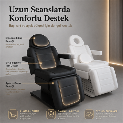 Dövme Koltuğu 4 Motorlu