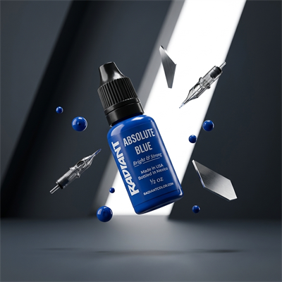 Radiant Colors Absolute Blue Mavi Dövme Boyası 0,5oz - 15ml