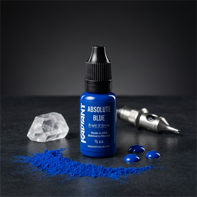 Radiant Colors Absolute Blue Mavi Dövme Boyası 0,5oz - 15ml
