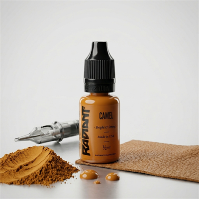 Radiant Colors Camel Açık Kahverengi Dövme Boyası 0,5oz - 15ml