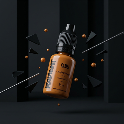 Radiant Colors Camel Açık Kahverengi Dövme Boyası 0,5oz - 15ml