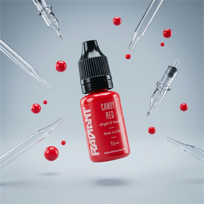 Radiant Colors Candy Red Kırmızı Dövme Boyası 0,5oz - 15ml