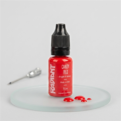 Radiant Colors Candy Red Kırmızı Dövme Boyası 0,5oz - 15ml