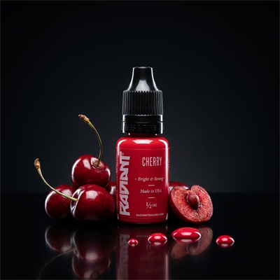 Radiant Colors Cherry Kiraz Kırmızısı Dövme Boyası 0,5oz - 15ml