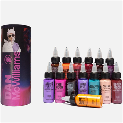 Radiant Colors Dan McWilliams 14lü Dövme Boyası Seti 1oz - 30ml