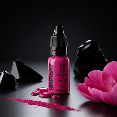 Radiant Colors Deep Pink Koyu Pembe Dövme Boyası 1/2oz - 15ml