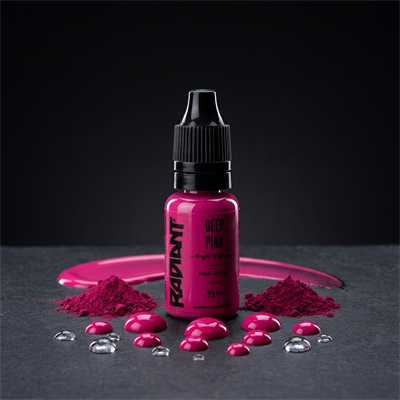 Radiant Colors Deep Pink Koyu Pembe Dövme Boyası 1/2oz - 15ml