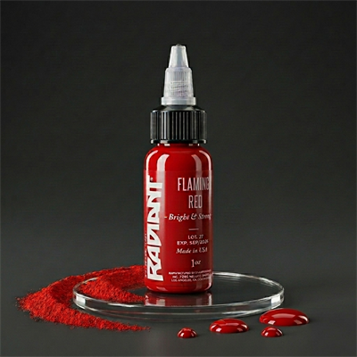 Radiant Colors Flaming Red Kırmızı Dövme Boyası 1oz - 30ml