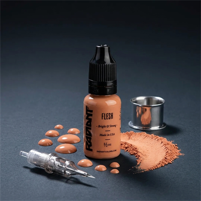 Radiant Colors Flesh Şeftali Pembe Dövme Boyası 0,5oz - 15ml
