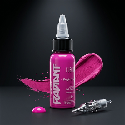 Radiant Colors Fuschia Fuşya Dövme Boyası 1oz - 30ml