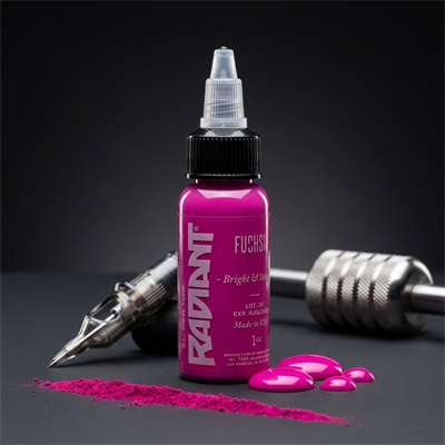 Radiant Colors Fuschia Fuşya Dövme Boyası 1oz - 30ml
