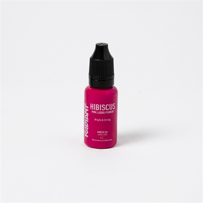 Radiant Colors Hibiscus Canlı Pembe Dövme Boyası 1/2oz - 15ml