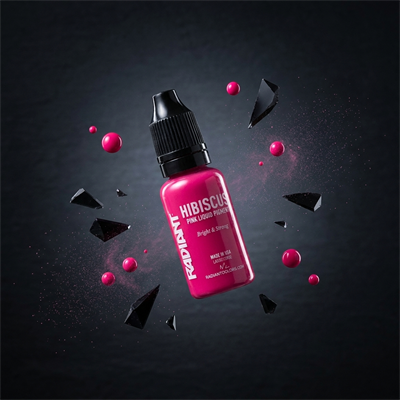 Radiant Colors Hibiscus Canlı Pembe Dövme Boyası 1/2oz - 15ml