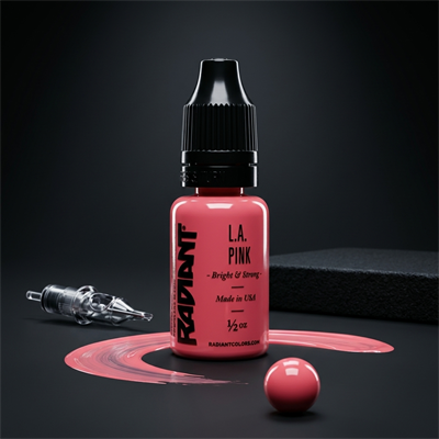 Radiant Colors L.A. Pink Pembe Dövme Boyası 0,5oz - 15ml