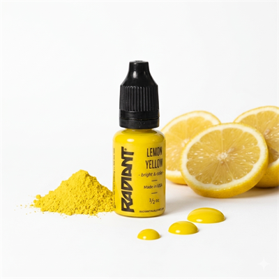 Radiant Colors Lemon Yellow Limon Sarısı Dövme Boyası 0,5oz - 15ml