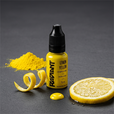 Radiant Colors Lemon Yellow Limon Sarısı Dövme Boyası 0,5oz - 15ml