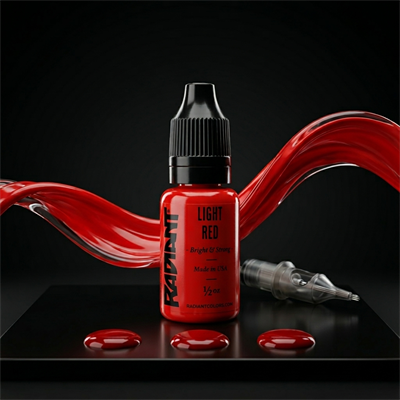 Radiant Colors Light Red Açık Kırmızı Dövme Boyası 1/2oz - 15ml