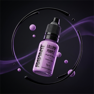 Radiant Colors Lollipop Purple Parlak Mor Dövme Boyası 1/2oz - 15ml