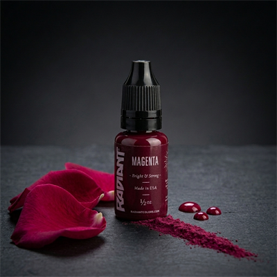 Radiant Colors Magenta Kırmızı Dövme Boyası 1/2oz - 15ml
