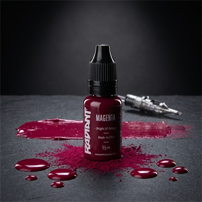 Radiant Colors Magenta Kırmızı Dövme Boyası 1/2oz - 15ml