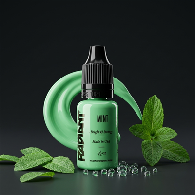 Radiant Colors Mint Nane Yeşili Dövme Boyası 1/2oz - 15ml