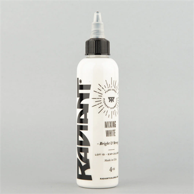 Radiant Colors Mixing White Beyaz Dövme Boyası 4oz - 120ml