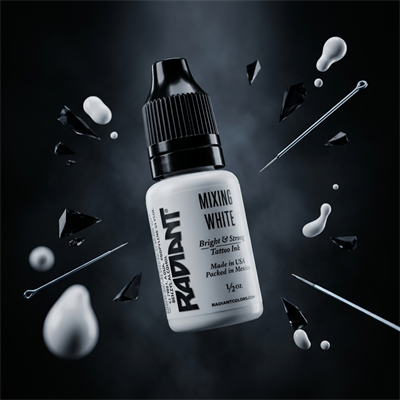 Radiant Colors Mixing White Beyaz Dövme Boyası 0,5oz - 15ml