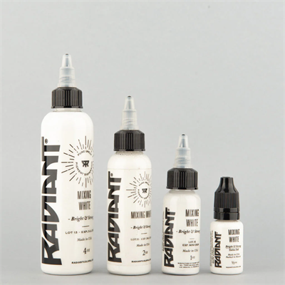 Radiant Colors Mixing White Beyaz Dövme Boyası 4oz - 120ml